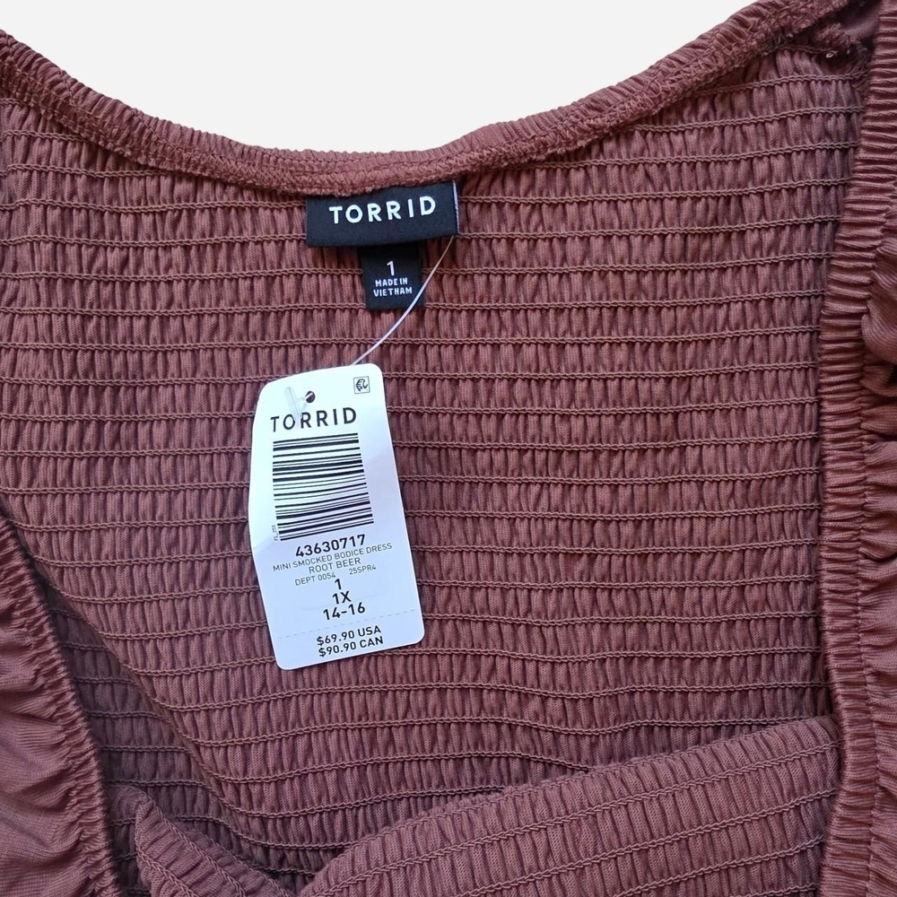 NWT Torrid Skater Mini Dress - Picture 3 of 5